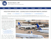 Tablet Screenshot of airport-houston.com